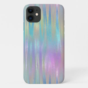 Para iPhone 11 Capa de telefone de Folha Iridescente