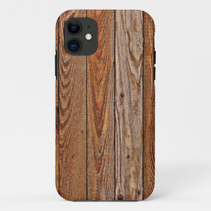 Para iPhone 11 capa de telefone de grãos de madeira