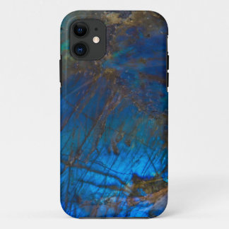 Para iPhone 11 Capa de telefone de mineral da labradorite