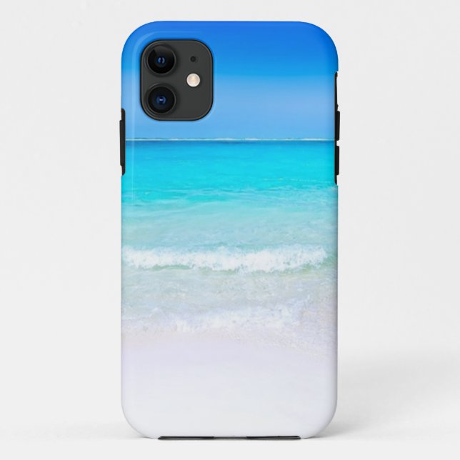 Para iPhone 11 Capa de telefone de ondas do oceano aquático de tu (Verso)