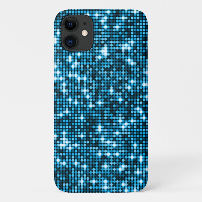 Para iPhone 11 Capa de telefone de Sequências Turquesas (Verso)