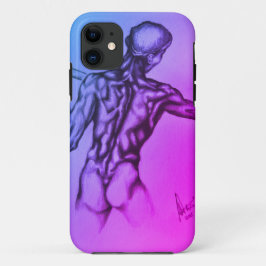 Para iPhone 11 Capa de telefone design artístico desenho de antig