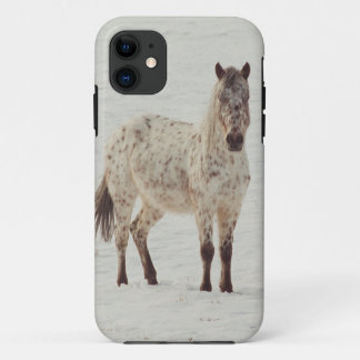 Para iPhone 11 Capa de telefone do Appaloosa da neve