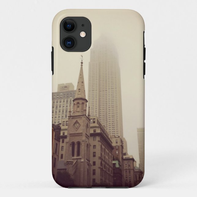 Para iPhone 11 Capa de telefone do Empire State Building (Verso)