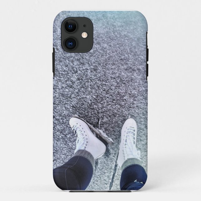 Para iPhone 11 Capa de telefone do patinagem no gelo (Verso)