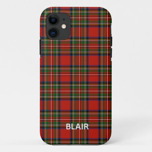 Para iPhone 11 Capa de telefone do Tartan de Stewart