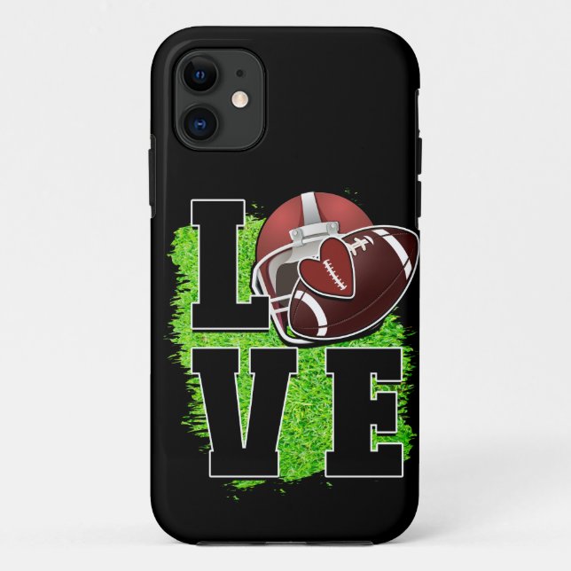 Para iPhone 11 Capa de telefone do tema de futebol (Verso)