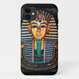 Para iPhone 11 Capa de telefone egípcia antiga de Tutankhamun do