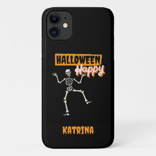 Para iPhone 11 Capa de telefone Feliz do Halloween Personalizado