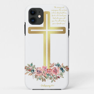Para iPhone 11 Capa de telefone floral pastel