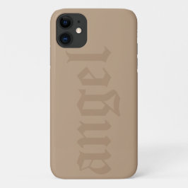 Para iPhone 11 capa de telefone grande de anjo