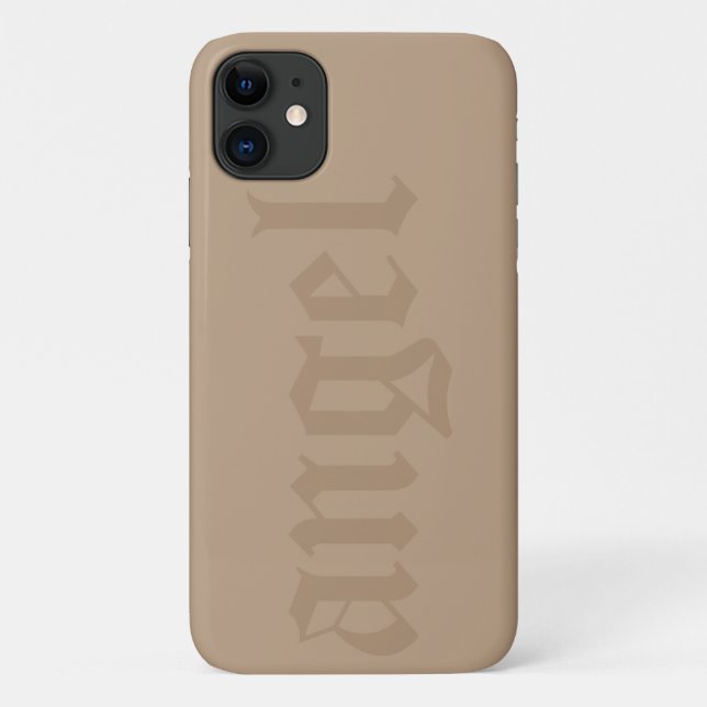 Para iPhone 11 capa de telefone grande de anjo (Verso)