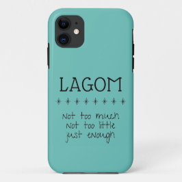 Para iPhone 11 Capa de telefone Lagom Sueco