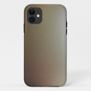 Para iPhone 11 Capa de telefone metálica de bronze Dourado do