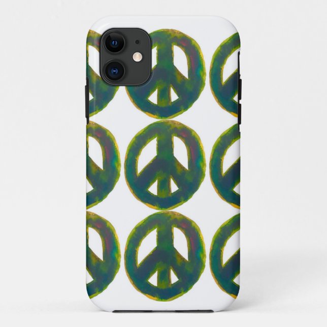 Para iPhone 11 Capa de telefone Peace Out (Verso)