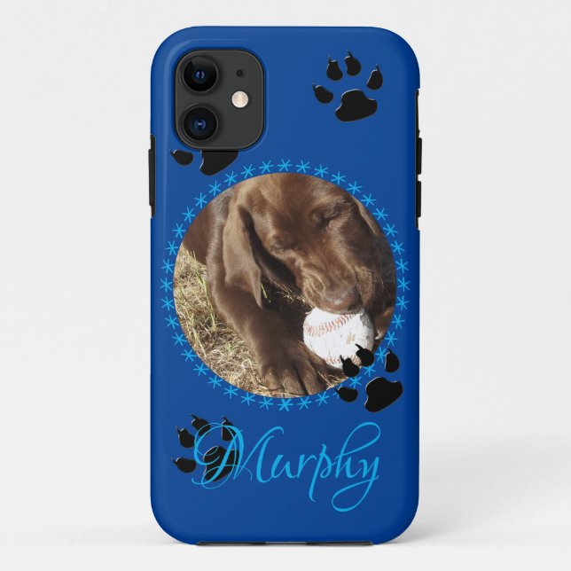 Para iPhone 11 Capa de telefone personalizada de animais de estim (Verso)