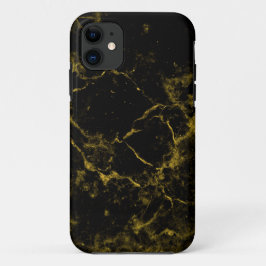 Para iPhone 11 Capa de telefone Personalizada de Marble Preto e D
