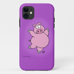 Para iPhone 11 Capa de telefone Prancing do porco