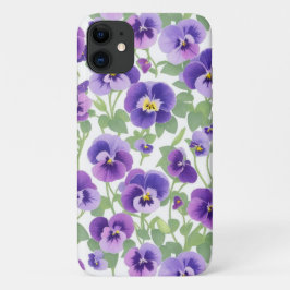 Para iPhone 11 Capa de telefone Púrpura Gráfico de Pastel