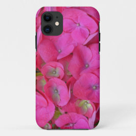 Para iPhone 11 Capa de telefone Rosa Hydrangea Flower