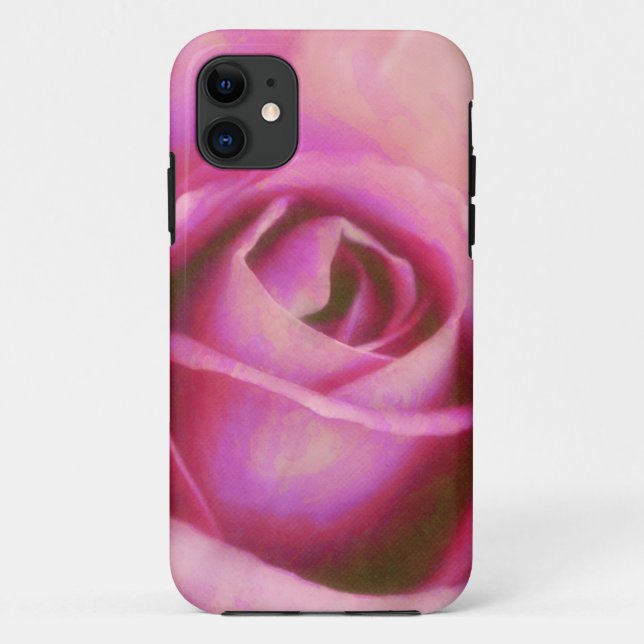 Para iPhone 11 Capa de telefone Rosa Rosa Rosa Rosa (Verso)