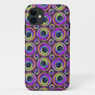 Para iPhone 11 Capa de telefone roxa da agitação