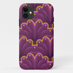 Para iPhone 11 Capa de telefone roxa de Shell