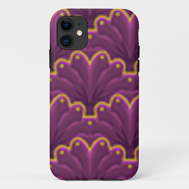 Para iPhone 11 Capa de telefone roxa de Shell (Verso)
