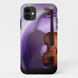 Para iPhone 11 Capa de telefone roxa do violino