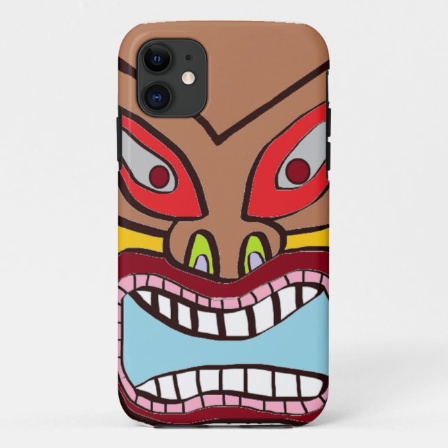 Para iPhone 11 Capa de telefone Tiki (Verso)