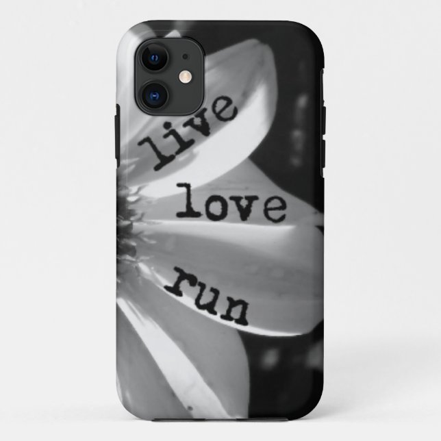 Para iPhone 11 Capa de telefone viva do funcionamento do amor (Verso)