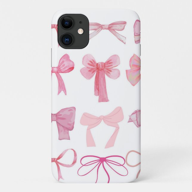 Para iPhone 11 Capa Mobile Estética Letra A Descanso & Recomeço (Verso)