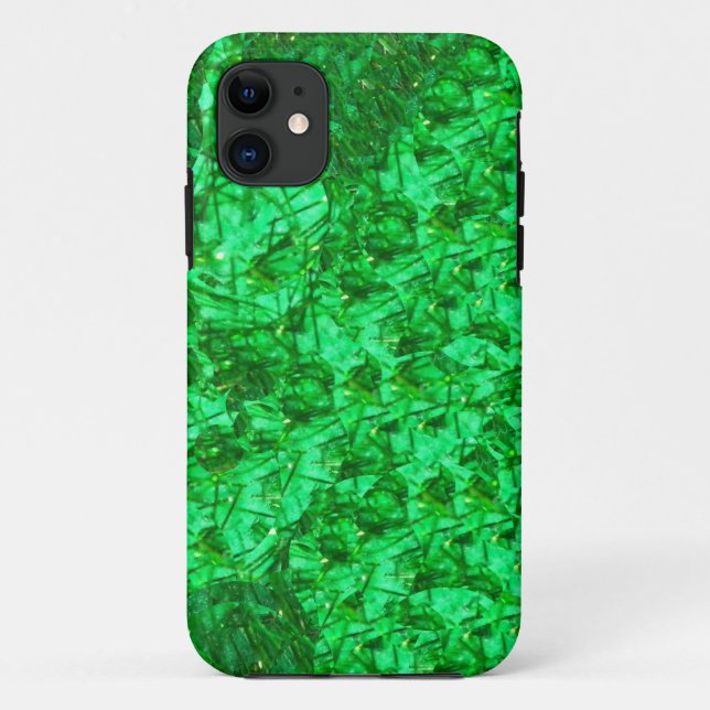 Para iPhone 11 Capa Verde Deslumbrante (Verso)