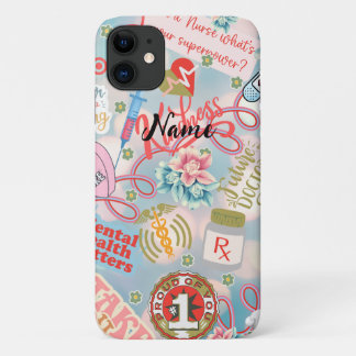 Para iPhone 11 Cobrir de Capa de telefone de Enfermeiro Personali