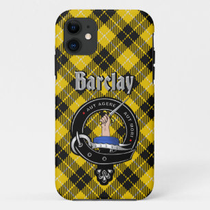 Para iPhone 11 Crachá Barclay Clan e Capa de telefone Tartan