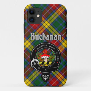 Para iPhone 11 Crachá Buchanan Clan e Capa de telefone Tartan