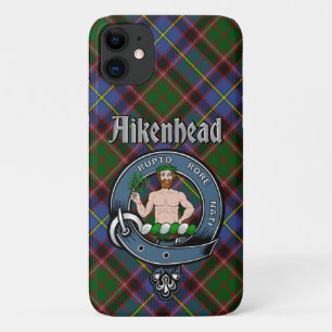 Para iPhone 11 Crachá Clan Aikenhead e Capa de telefone Tartan