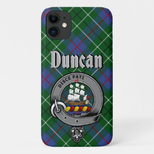 Para iPhone 11 Crachá Duncan Clan e Capa de telefone Tartan