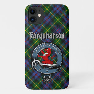 Para iPhone 11 Crachá Farquharson Clan e Capa de telefone Tartan