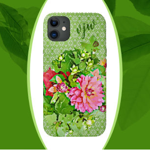 Para iPhone 11 Dahlia Delight Capa de telefone