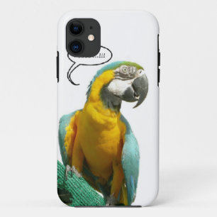 Para iPhone 11 Engraçado Falar Capa de telefone de papagaio