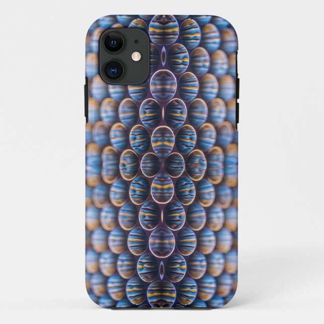 Para iPhone 11 Eu Capa de telefone com a Futurística Abstrato Hon (Verso)