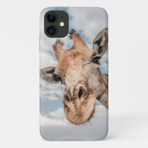 Para iPhone 11 Eu Capa de telefone com o Rosto Girafa