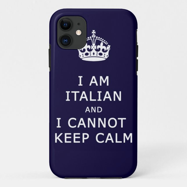 Para iPhone 11 eu sou italiano e eu não posso manter a capa de (Verso)