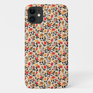 Para iPhone 11 Flores Florais Doce Capa de telefone Retroativa Da
