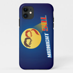 Para iPhone 11 Logotipo do herói de MidnightSQL - capa de