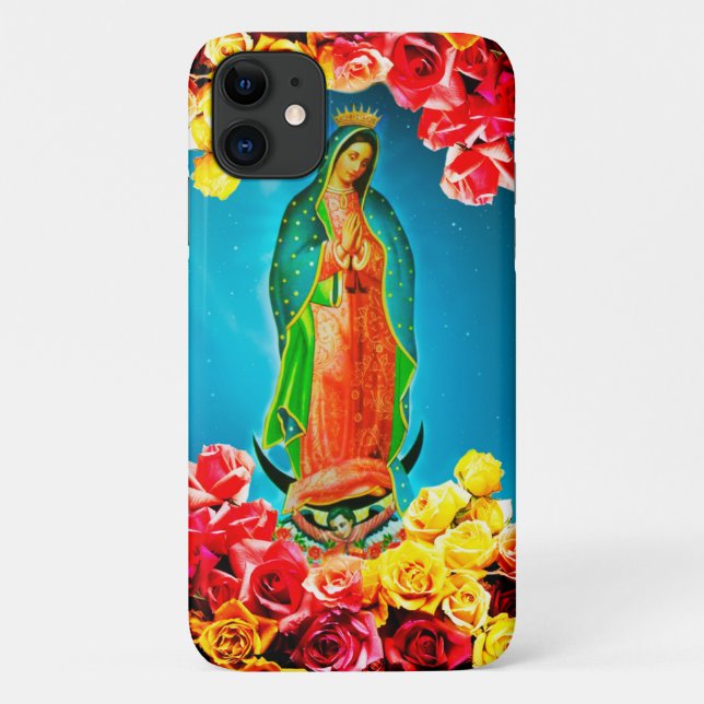 Para iPhone 11 Nossa Senhora de Guadalupe Estilo Sudoeste Eu Capa (Verso)