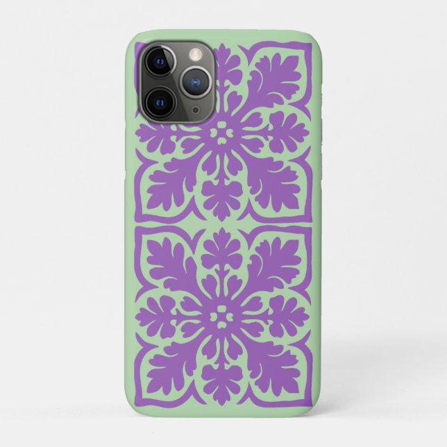 Para iPhone 11 Pro Capa de Edredão de Colcha da Ilha Havaiana (Verso)
