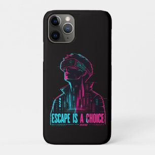 Para iPhone 11 Pro Capa de telefone com escolha de fuga Cyberpunk VR