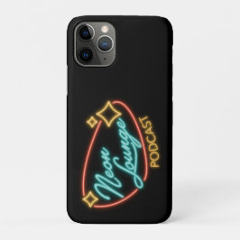 Para iPhone 11 Pro Capa de telefone com logotipo do Neon Lounge